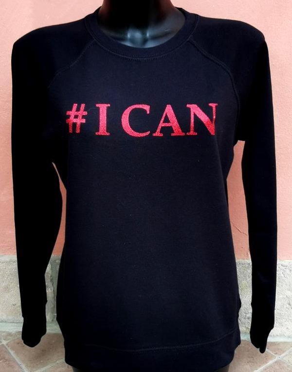 FELPA UNISEX "I CAN" - immagine 2