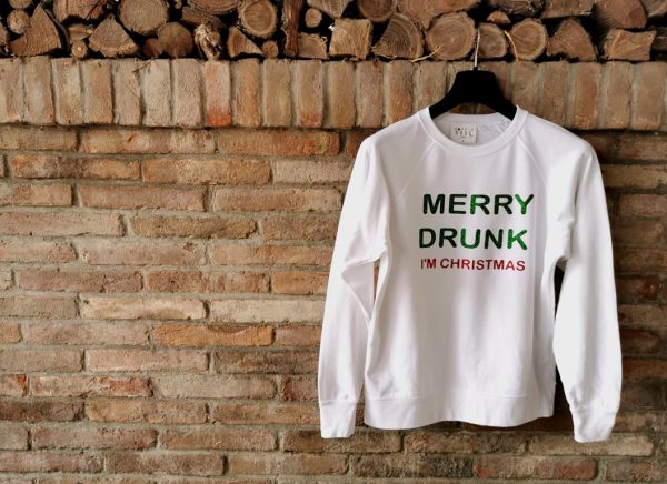 MERRY DRUNK (felpa UNISEX) - immagine 3