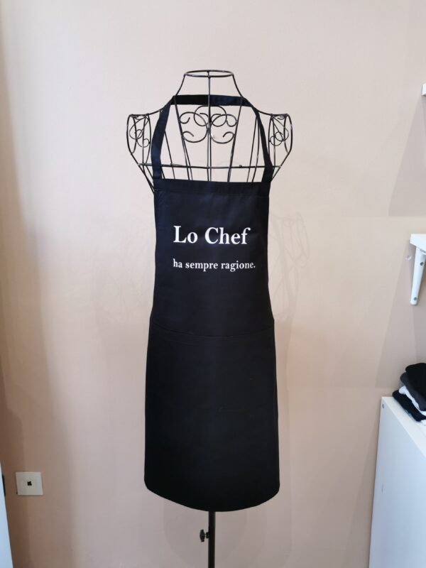 Grembiule da cucina "Lo Chef" - immagine 4