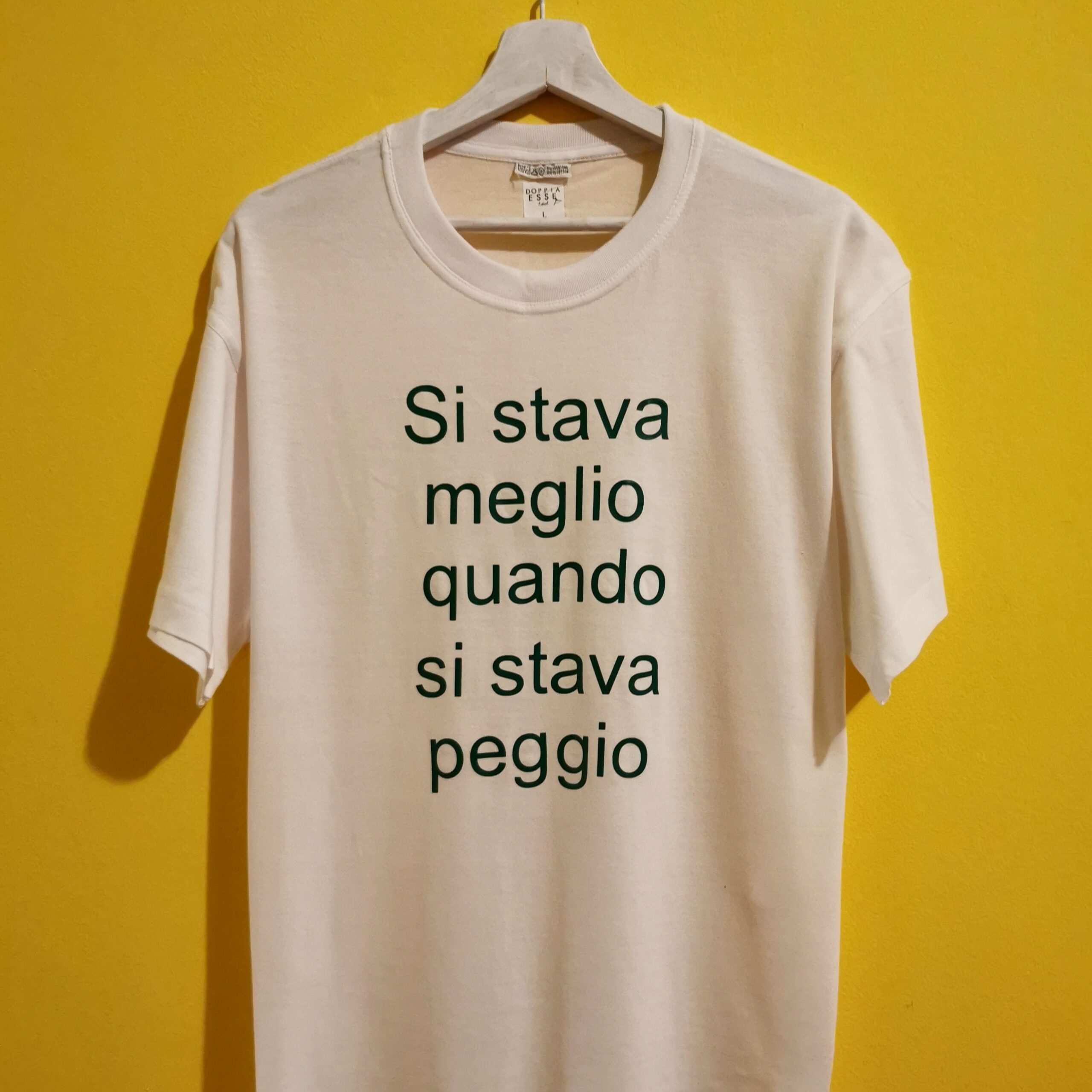 SI STAVA MEGLIO QUANDO SI STAVA PEGGIO