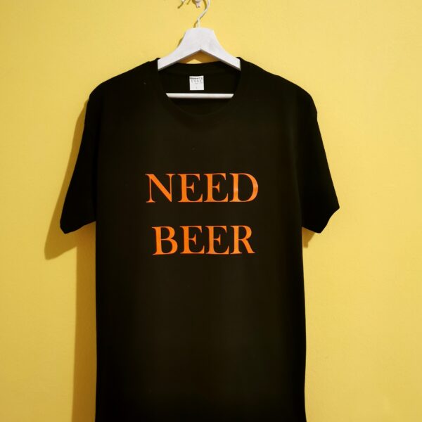 TSHIRT PAPà-FIGLIO/A "NEED BEER" - immagine 2