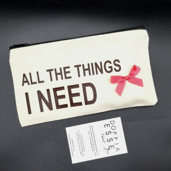 POCHETTE "ALL THE THINGS I NEED"