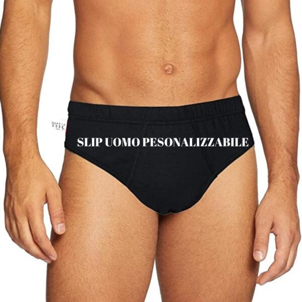 SLIP UOMO PERSONALIZZABILE