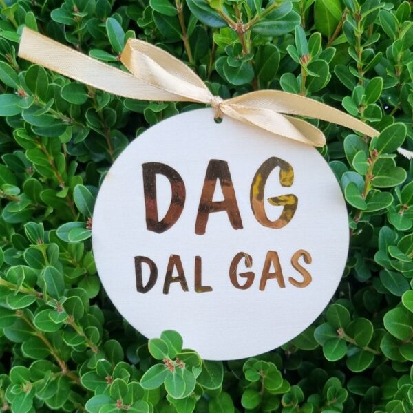 ADDOBBO NATALIZIO IN LEGNO "DAG DAL GAS"