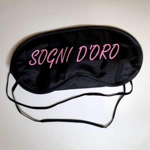 Mascherina per dormire "SOGNI D'ORO"