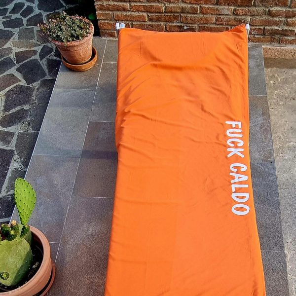 TELO MARE in microfibra 90x160 FUCK CALDO