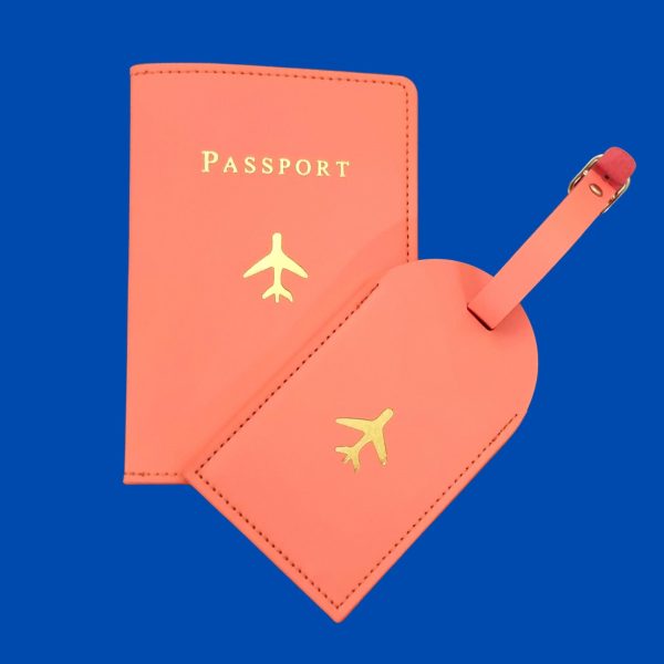 Porta passaporto + etichetta valigia BAGGAGE - immagine 2