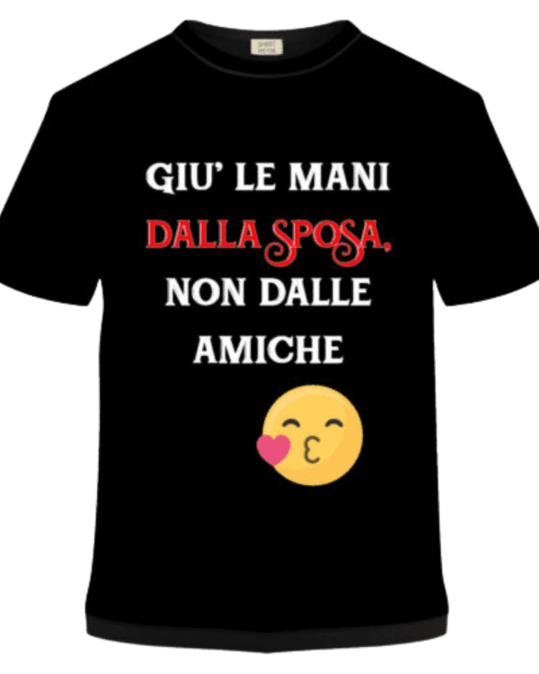 GIU' LE MANI DALLA SPOSA. NON DALLE AMICHE