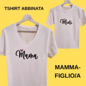 T SHIRT ABBINATA MAMMA E FIGLIA, MAMA-MINI